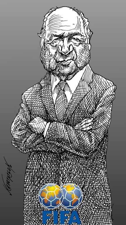 Political/Editorial Cartoon by Antonio Neri Licón, Mexico on US Indicts Soccer Officials