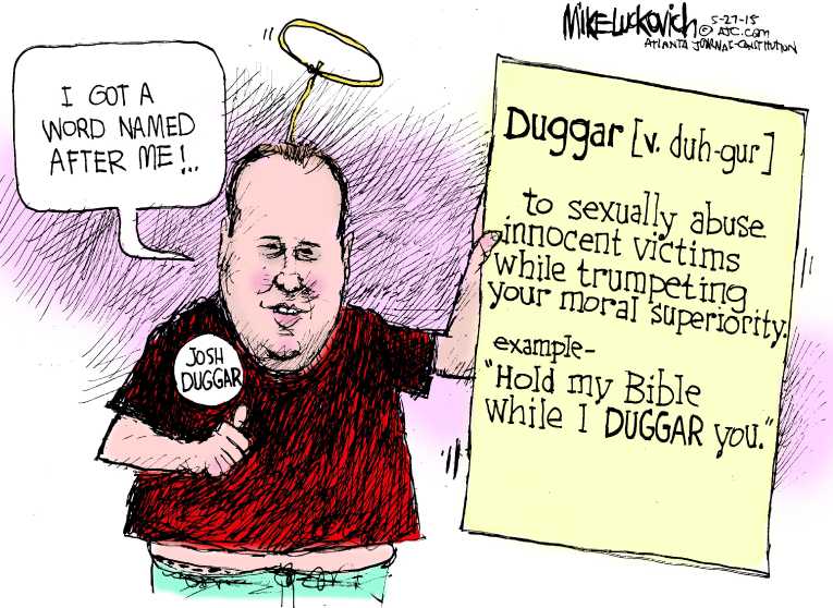 Political/Editorial Cartoon by Mike Luckovich, Atlanta Journal-Constitution on In Other News