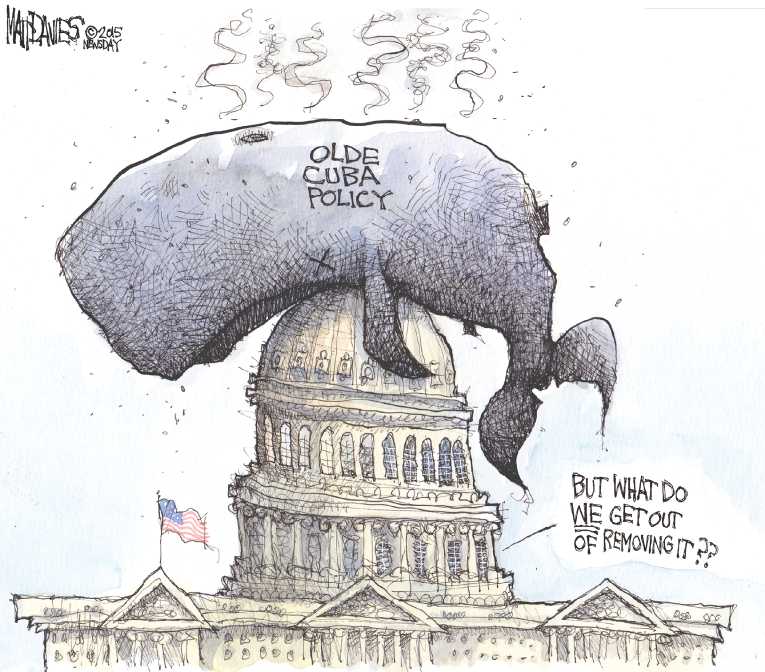 Political/Editorial Cartoon by Matt Davies, Journal News on In Other News