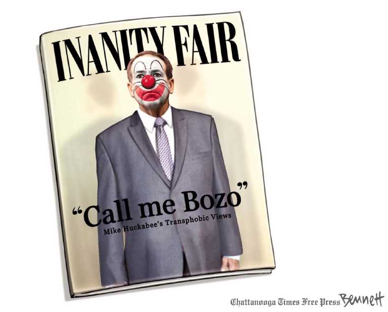 Political/Editorial Cartoon by Clay Bennett, Chattanooga Times Free Press on Presidential Race Wide Open