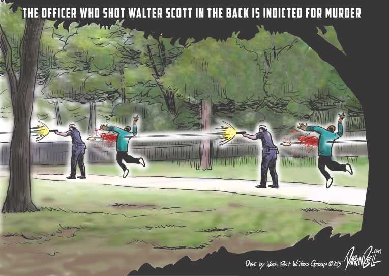 Political/Editorial Cartoon by Darrin Bell, Washington Post Writers Group on Teenage Girl Apprehended