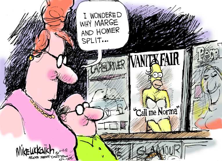 Political/Editorial Cartoon by Mike Luckovich, Atlanta Journal-Constitution on In Other News