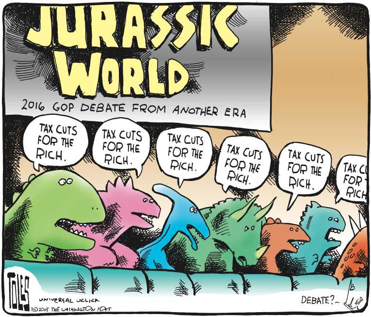 Political/Editorial Cartoon by Tom Toles, Washington Post on Christie Enters Race