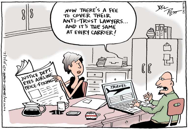 Political/Editorial Cartoon by Joel Pett, Lexington Herald-Leader, CWS/CartoonArts Intl. on In Other News