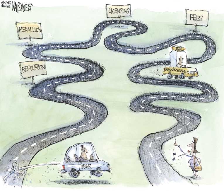 Political/Editorial Cartoon by Matt Davies, Journal News on In Other News