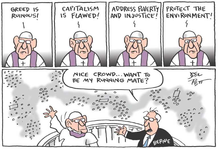 Political/Editorial Cartoon by Joel Pett, Lexington Herald-Leader, CWS/CartoonArts Intl. on In Other News