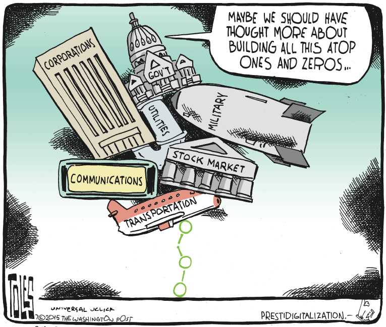 Political/Editorial Cartoon by Tom Toles, Washington Post on In Other News