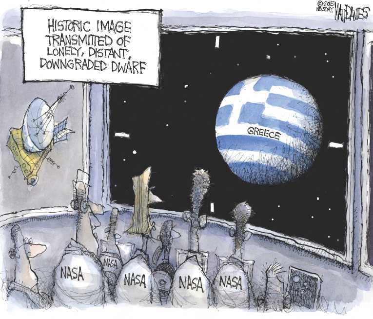Political/Editorial Cartoon by Matt Davies, Journal News on In Other News