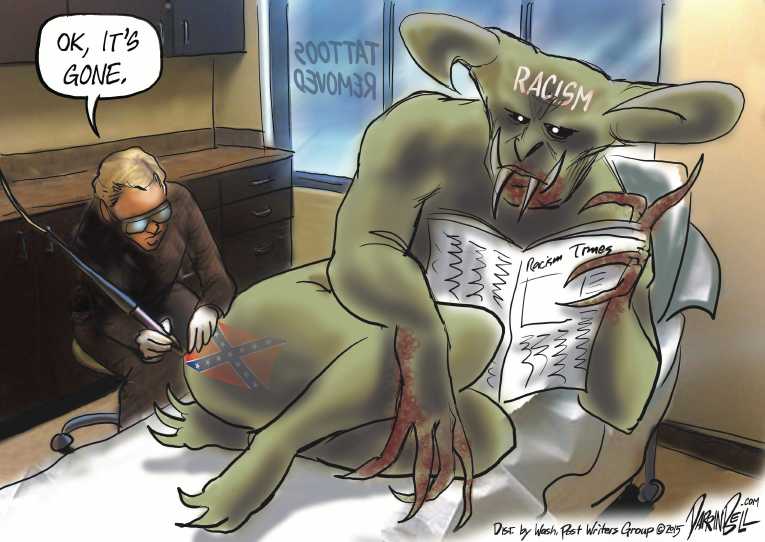Political/Editorial Cartoon by Darrin Bell, Washington Post Writers Group on The South Makes Progress