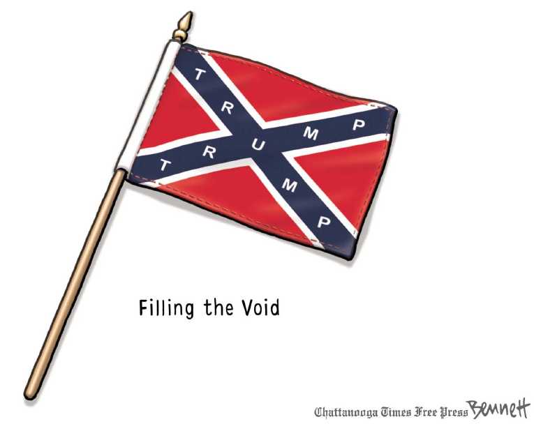 Political/Editorial Cartoon by Clay Bennett, Chattanooga Times Free Press on The South Makes Progress