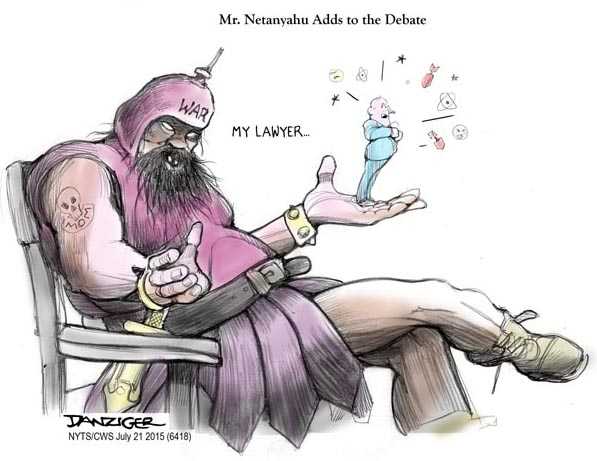 Political/Editorial Cartoon by Jeff Danziger, CWS/CartoonArts Intl. on Iran Deal in Jeopardy