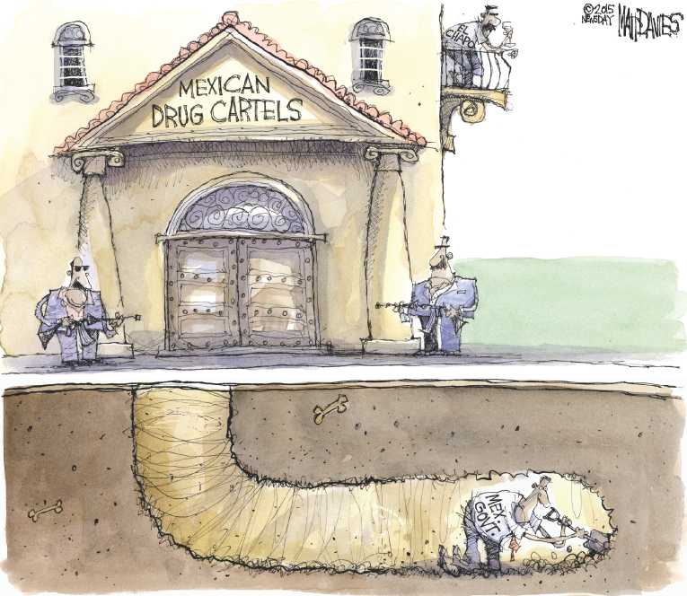Political/Editorial Cartoon by Matt Davies, Journal News on In Other News