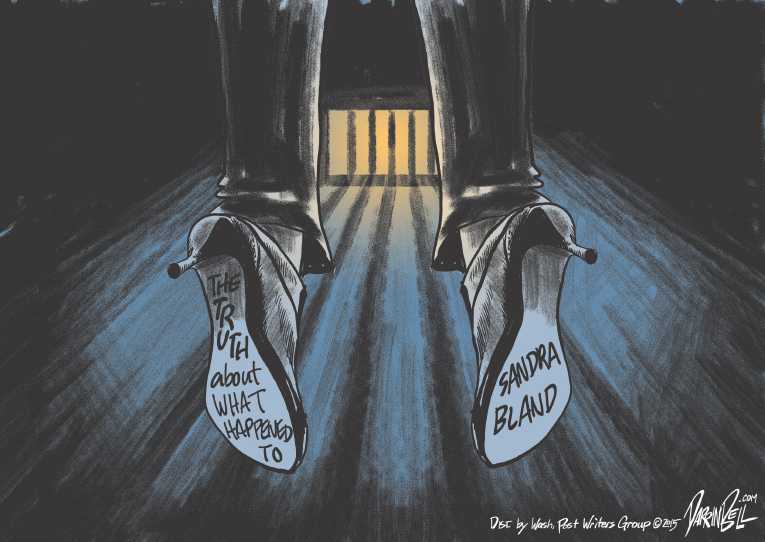 Political/Editorial Cartoon by Darrin Bell, Washington Post Writers Group on Killings Continue