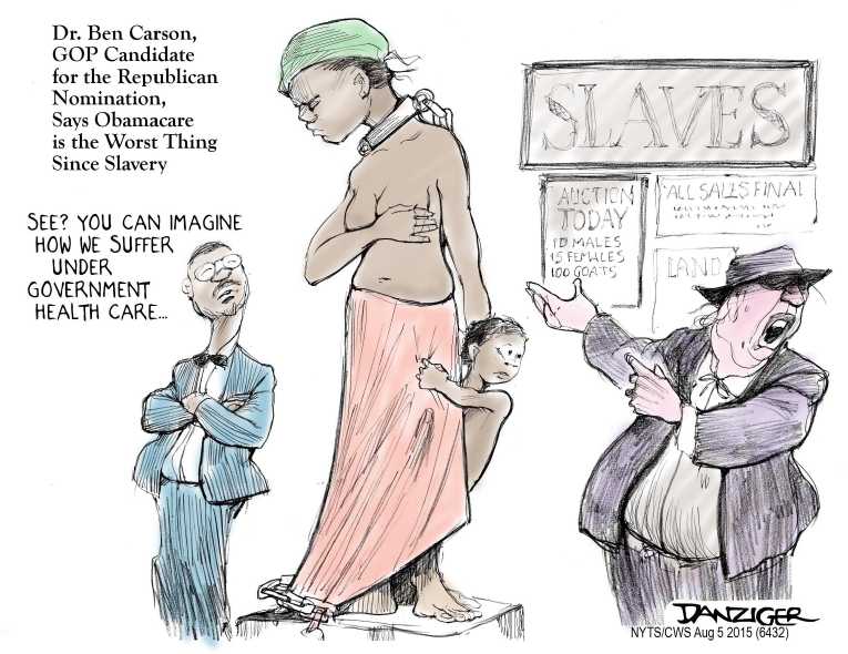Political/Editorial Cartoon by Jeff Danziger, CWS/CartoonArts Intl. on GOP Candidates Debate