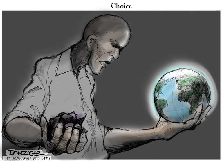 Political/Editorial Cartoon by Jeff Danziger, CWS/CartoonArts Intl. on President Tightens Emissions Rules