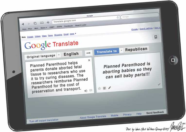 Political/Editorial Cartoon by Darrin Bell, Washington Post Writers Group on Planned Parenthood Survives Attack