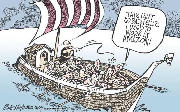Political/Editorial Cartoon by Mike Keefe, Denver Post on In Other News