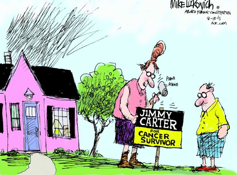 Political/Editorial Cartoon by Mike Luckovich, Atlanta Journal-Constitution on In Other News