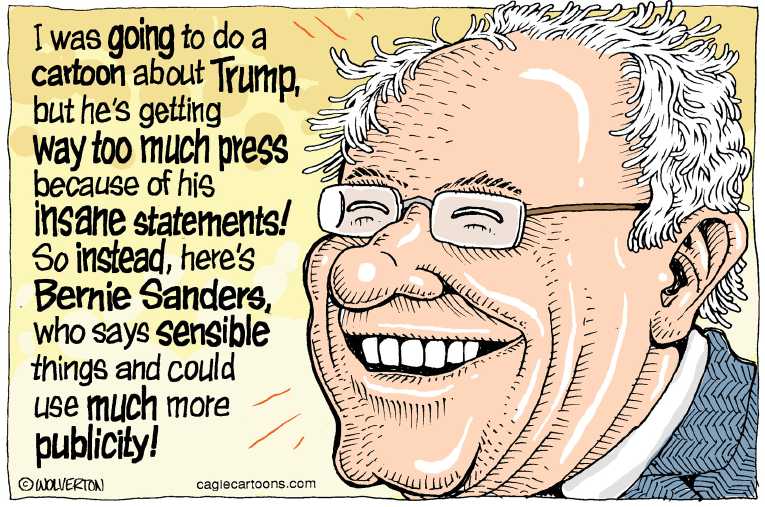 Political/Editorial Cartoon by Monte Wolverton, Cagle Cartoons on Hillary Still on Top