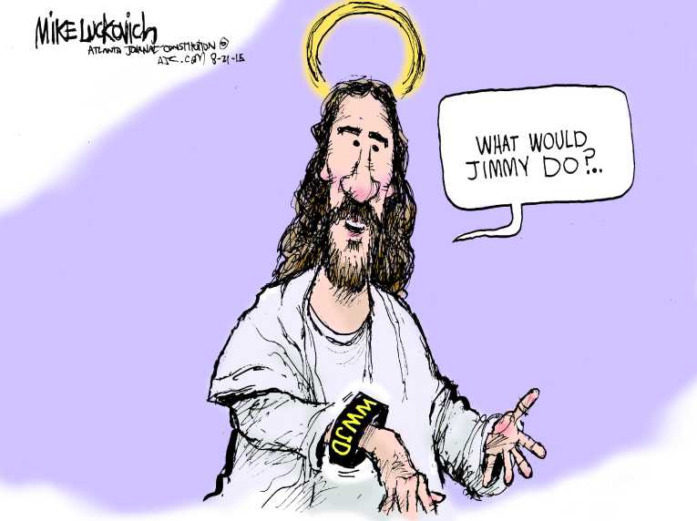 Political/Editorial Cartoon by Mike Luckovich, Atlanta Journal-Constitution on In Other News