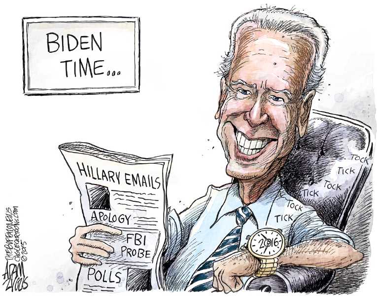 Political/Editorial Cartoon by Adam Zyglis, The Buffalo News on Sanders Surging