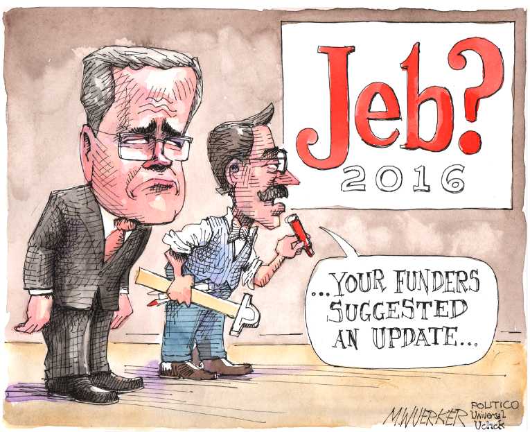 Political/Editorial Cartoon by Matt Wuerker, Politico on Fiorina Climbs