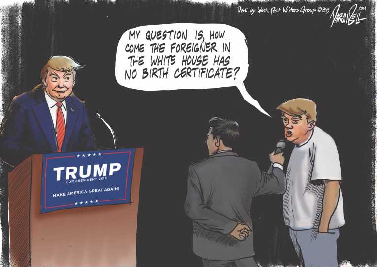 Political/Editorial Cartoon by Darrin Bell, Washington Post Writers Group on Fiorina Climbs