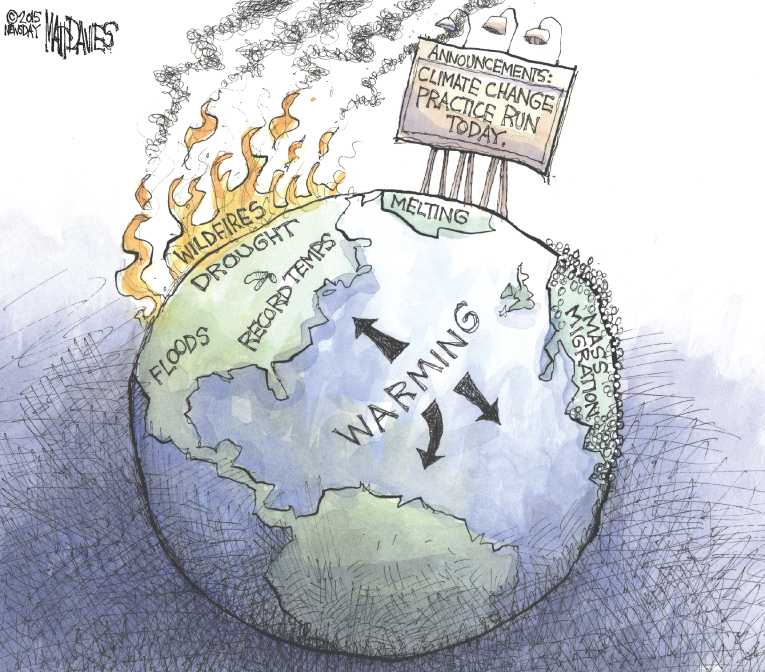Political/Editorial Cartoon by Matt Davies, Journal News on In Other News
