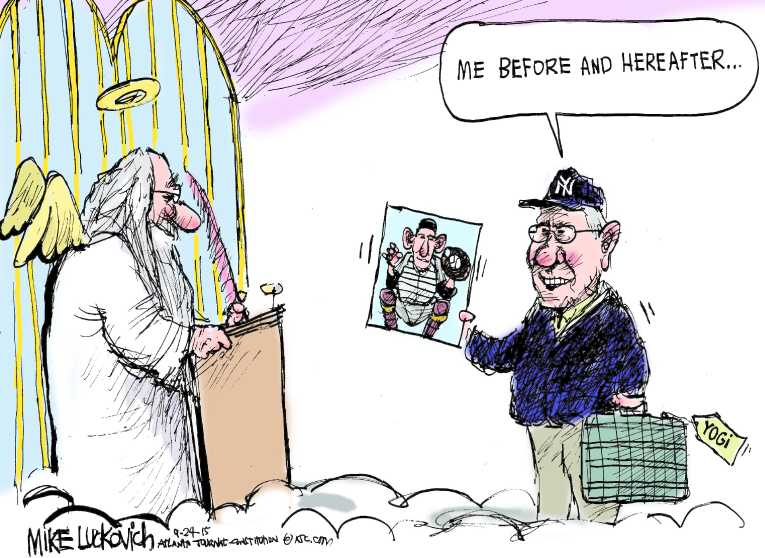 Political/Editorial Cartoon by Mike Luckovich, Atlanta Journal-Constitution on In Other News