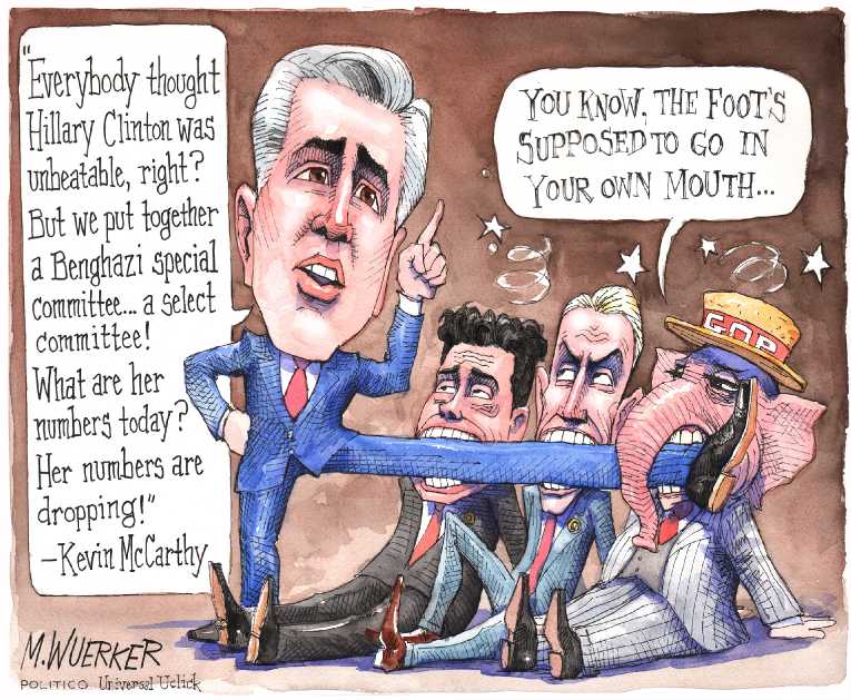 Political/Editorial Cartoon by Matt Wuerker, Politico on Boehner Prepares for Exit