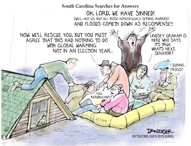 Political/Editorial Cartoon by Jeff Danziger, CWS/CartoonArts Intl. on In Other News