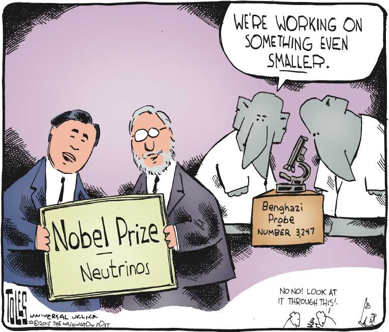 Political/Editorial Cartoon by Tom Toles, Washington Post on In Other News