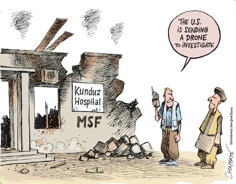 Political/Editorial Cartoon by Patrick Chappatte, International Herald Tribune on Fighting Continues