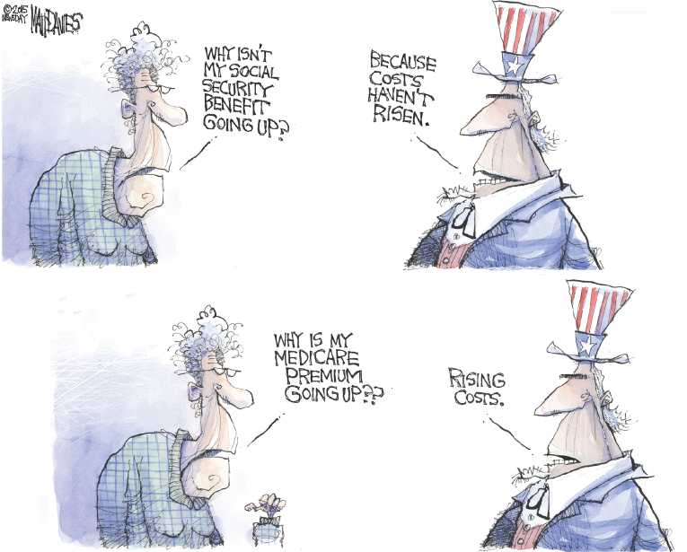 Political/Editorial Cartoon by Matt Davies, Journal News on In Other News