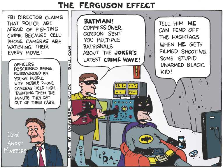 Political/Editorial Cartoon by Ted Rall on Gun Violence Continues