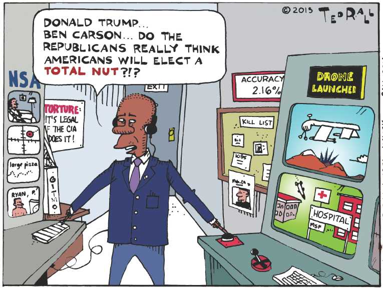 Political/Editorial Cartoon by Ted Rall on US Troops to Stay in Mideast