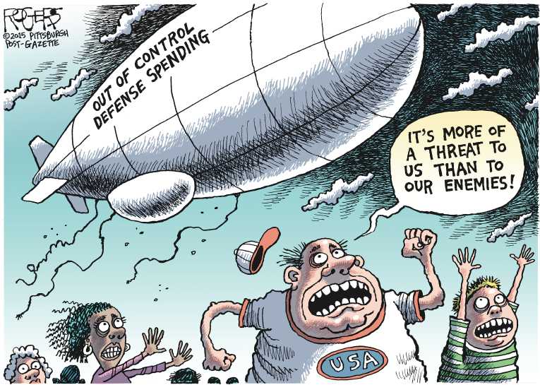 Political/Editorial Cartoon by Rob Rogers, The Pittsburgh Post-Gazette on In Other News