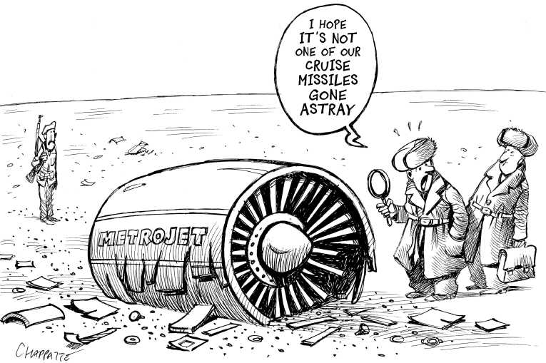 Political/Editorial Cartoon by Patrick Chappatte, International Herald Tribune on In Other News