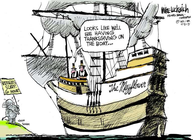 Political/Editorial Cartoon by Mike Luckovich, Atlanta Journal-Constitution on In Other News