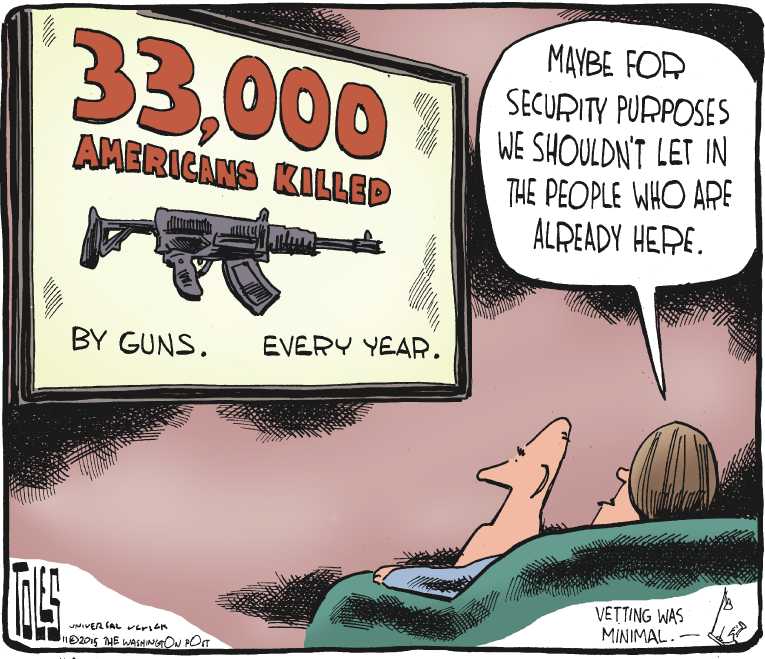 Political/Editorial Cartoon by Tom Toles, Washington Post on Homeland Security Weak