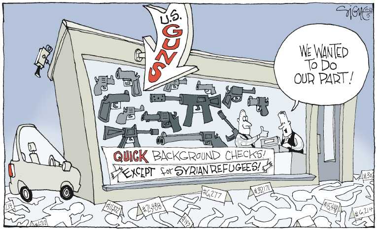 Political/Editorial Cartoon by Signe Wilkinson, Philadelphia Daily News on Homeland Security Weak