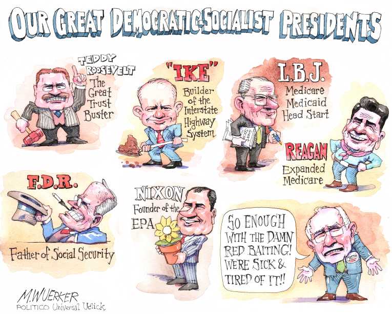 Political/Editorial Cartoon by Matt Wuerker, Politico on In Other News