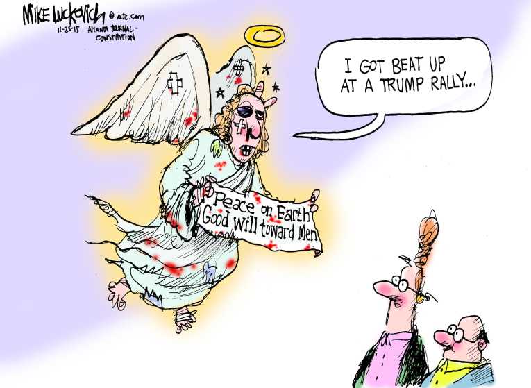 Political/Editorial Cartoon by Mike Luckovich, Atlanta Journal-Constitution on In Other News