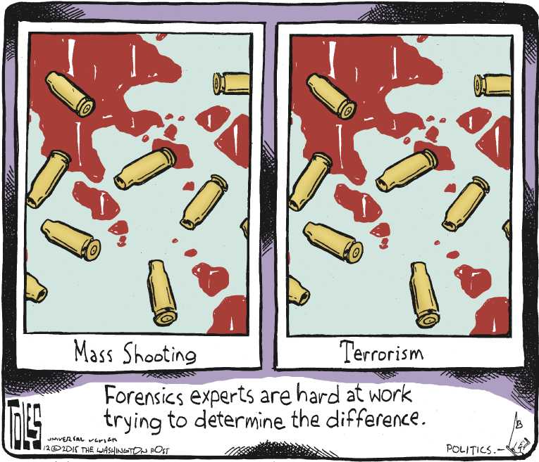 Political/Editorial Cartoon by Tom Toles, Washington Post on America Is Exceptional