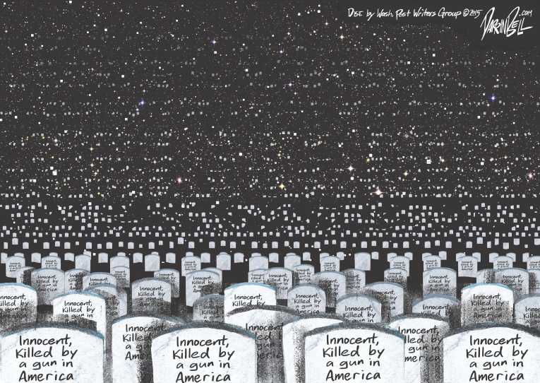 Political/Editorial Cartoon by Darrin Bell, Washington Post Writers Group on America Is Exceptional