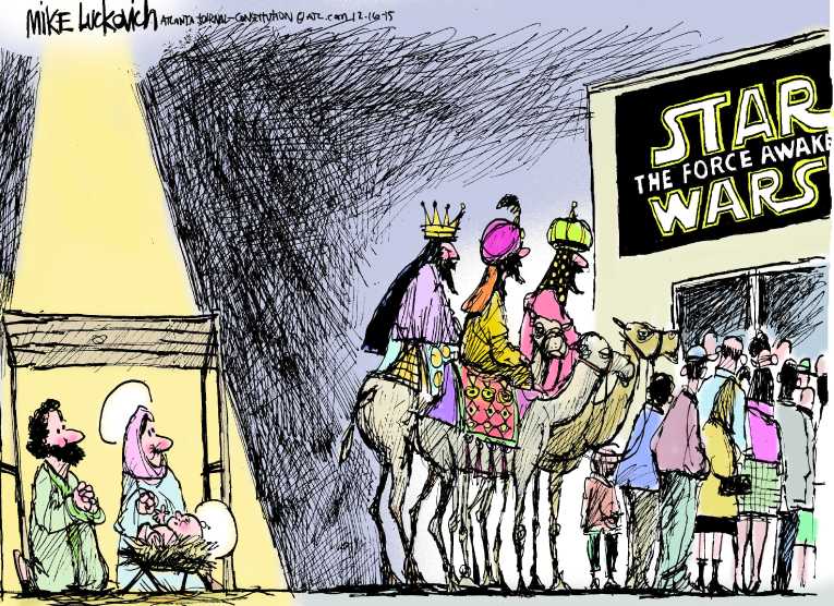 Political/Editorial Cartoon by Mike Luckovich, Atlanta Journal-Constitution on In Other News