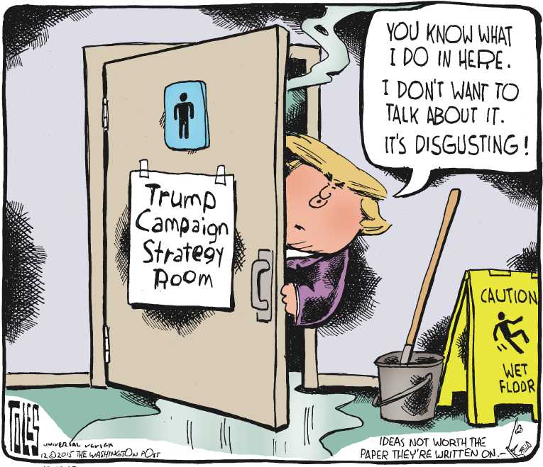Political/Editorial Cartoon by Tom Toles, Washington Post on GOP Candidates Offer Solutions
