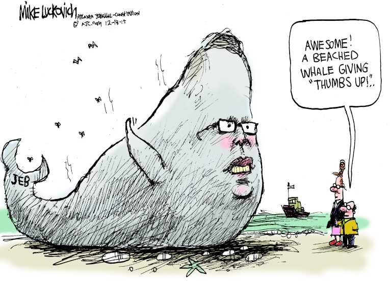 Political/Editorial Cartoon by Mike Luckovich, Atlanta Journal-Constitution on GOP Candidates Offer Solutions