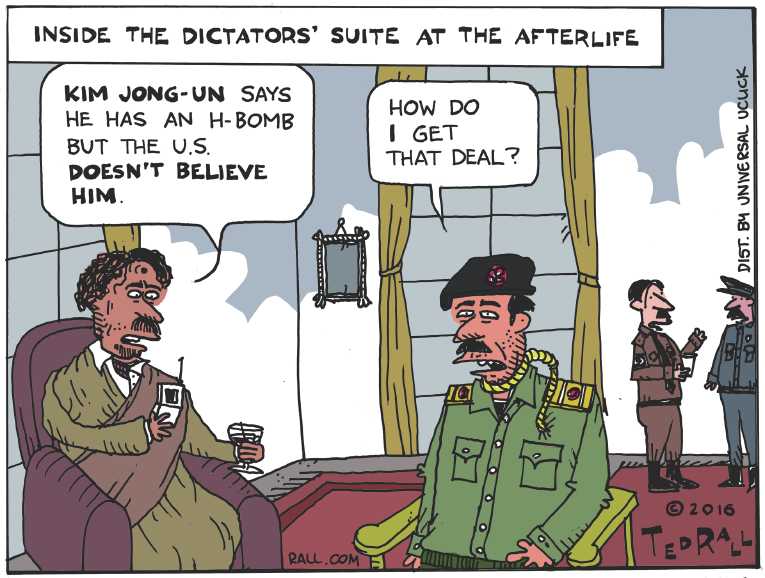 Political/Editorial Cartoon by Ted Rall on In Other News