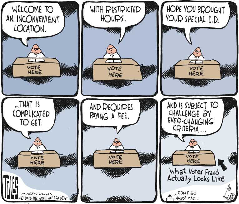 Political/Editorial Cartoon by Tom Toles, Washington Post on In Other News